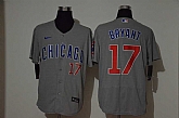 Cubs 17 Kris Bryant Gray 2020 Nike Cool Base Jersey,baseball caps,new era cap wholesale,wholesale hats